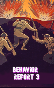 Behavior Report 3 Poster of Soldiers huddling in a trench