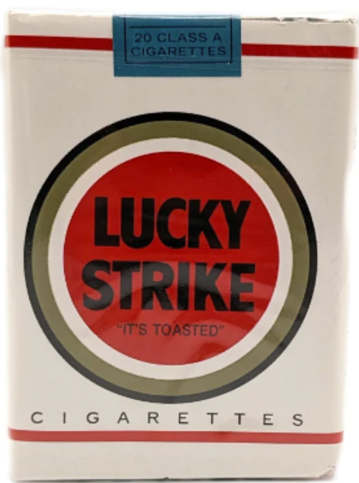 Lucky Strike cigarette package