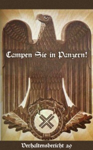 Behavior Report 29 poster of a German eagle crest